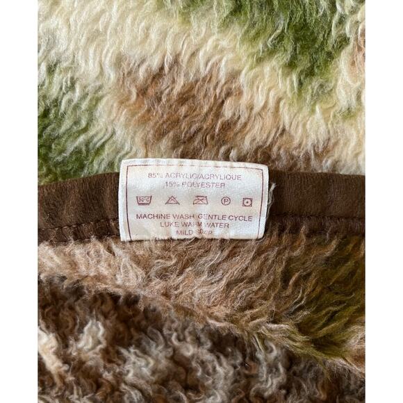 biederlack BUCK & DOE Reversible Blanket 85% Polyester 15% Acrylic 74X52 - Picture 7 of 7